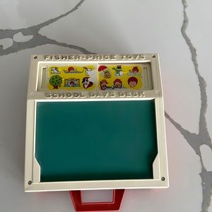 Vintage Fisher Price Toys School Days Desk